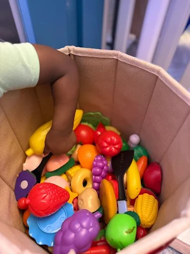 Children in colorful classroom during active learning at Graceland Kids Center